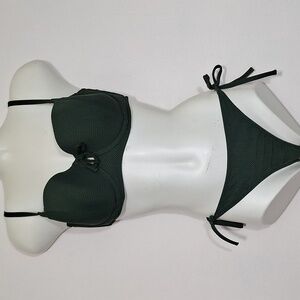 Shade & Shore Green Bikini Swim